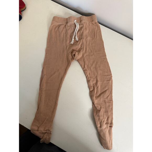 Kids Childhoods Beige Modal Ribbed Knit Pajama Set 3T - Picture 4 of 7